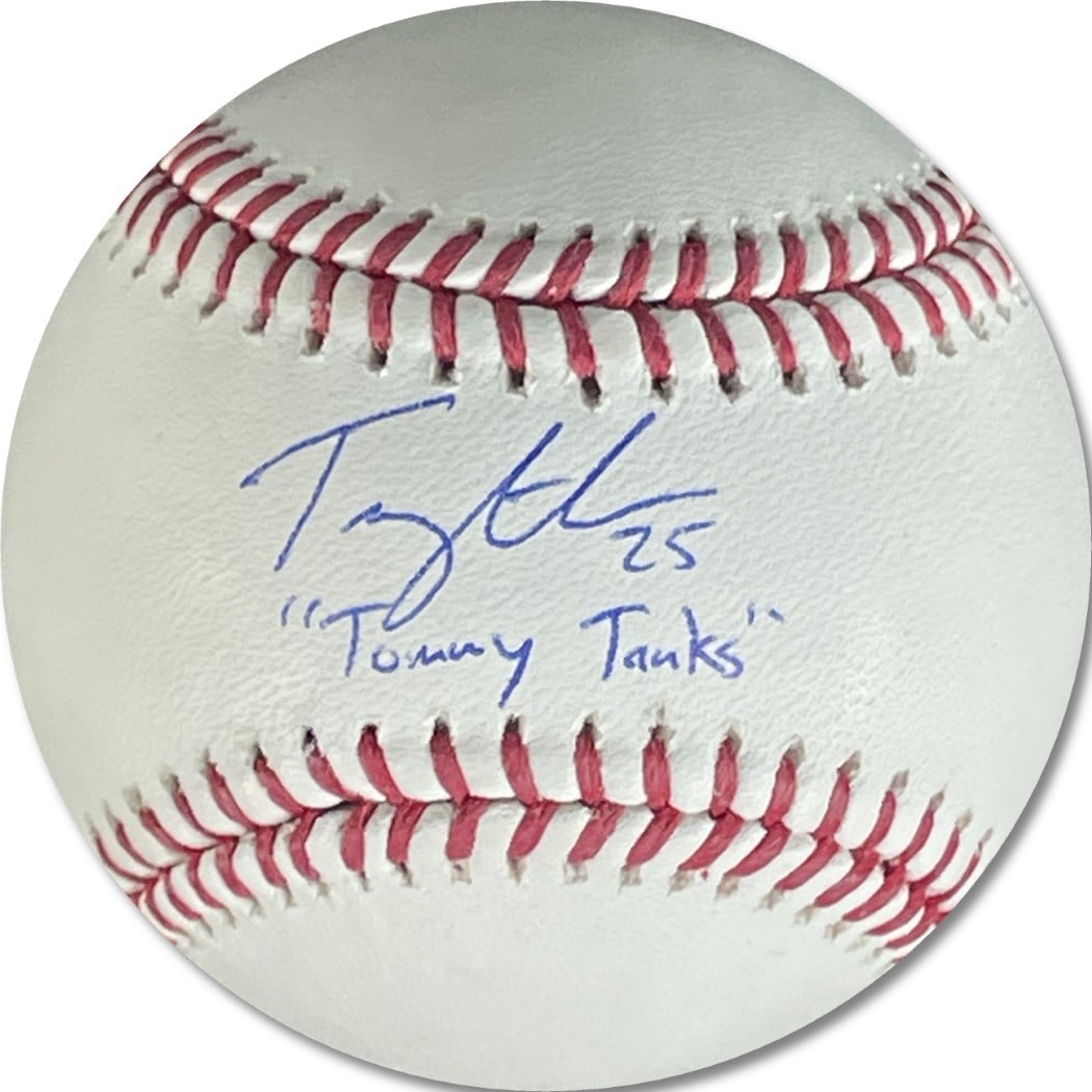 Tommy Edman Autographed Baseball Inscribed Tommy Tanks Tristar Authenticated (1 of 3)