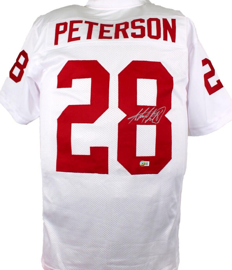 Adrian Peterson Signed Oklahoma Sooners Jersey Beckett Authenticated (1 of 12)