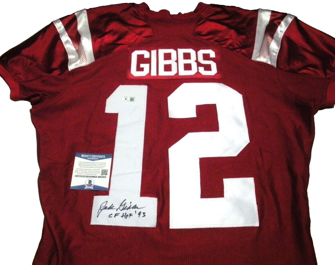 Jake Gibbs Ole Miss Rebels Signed Adidas Jersey with Beckett COA: Jake Gibbs Ole Miss Rebels Signed Adidas Jersey with Beckett COA This official licensed Adidas jersey, signed by Jake Gibbs, represents the Ole Miss Rebels and is a must-have for any football fan. It