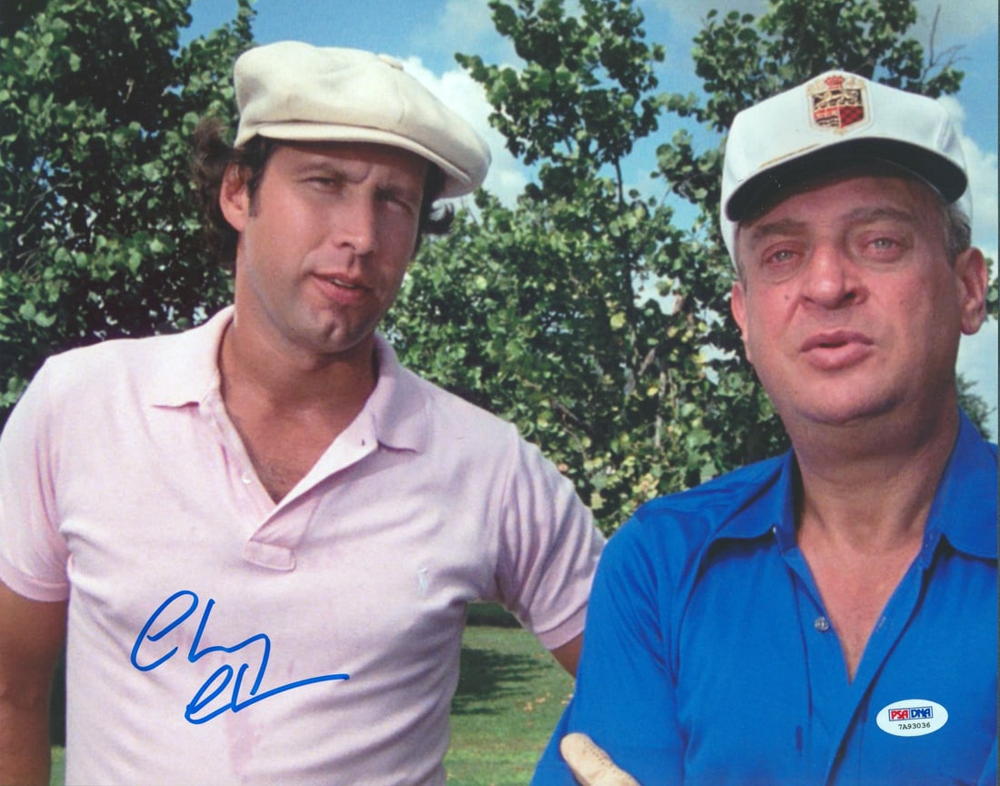 Chevy Chase Caddyshack Signed 11x14 Photo PSA/DNA ITP (1 of 3)