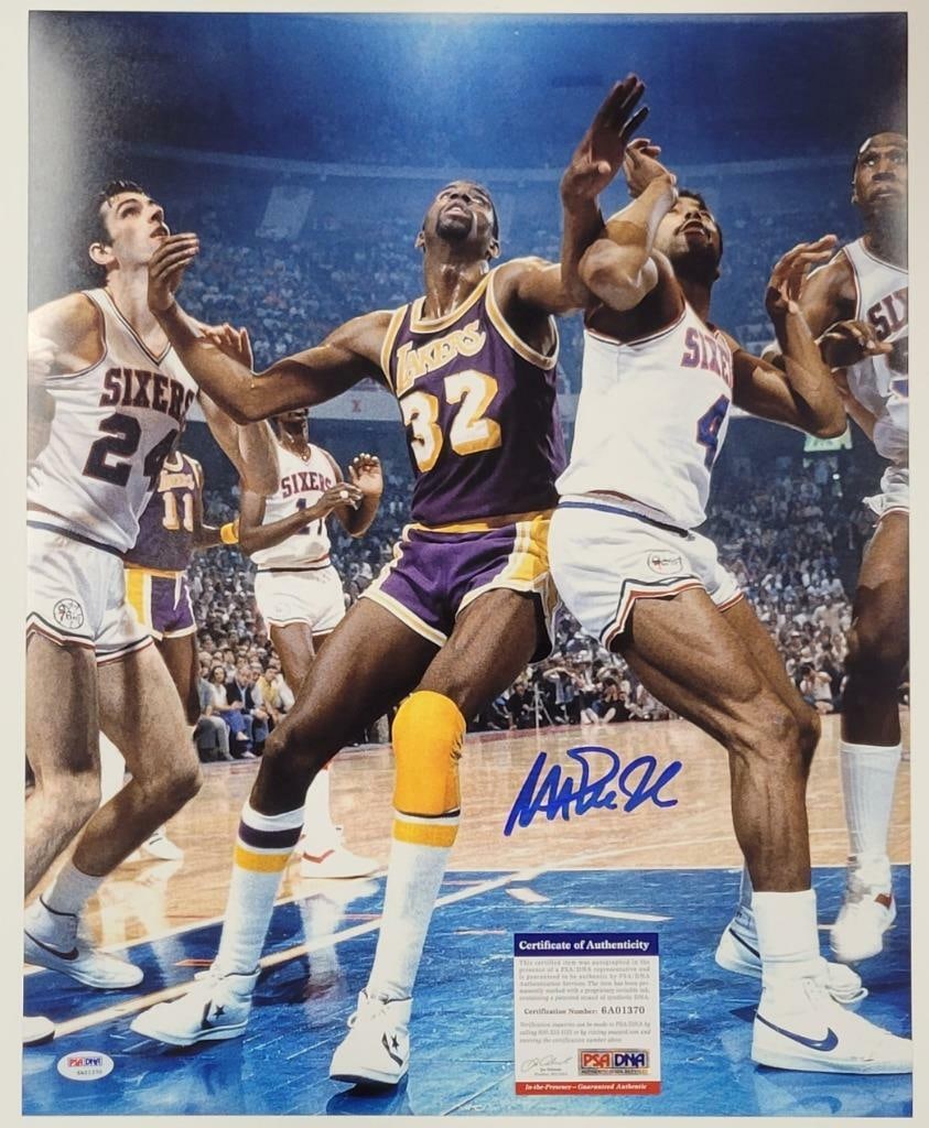 Magic Johnson Signed 16x20 Photo PSA/DNA Certified Autograph (1 of 1)