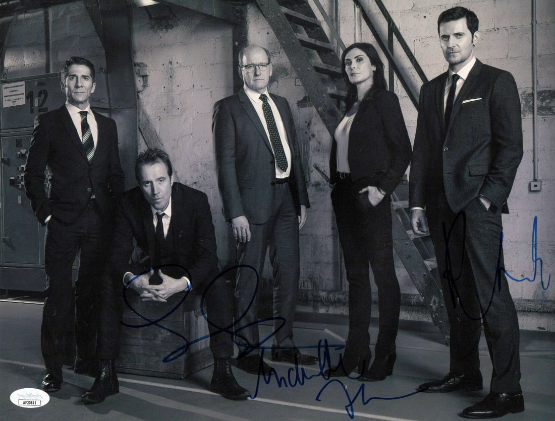 Berlin Station Multi Signed 11x14 Photo Armitage Forbes JSA Authenticated (1 of 2)