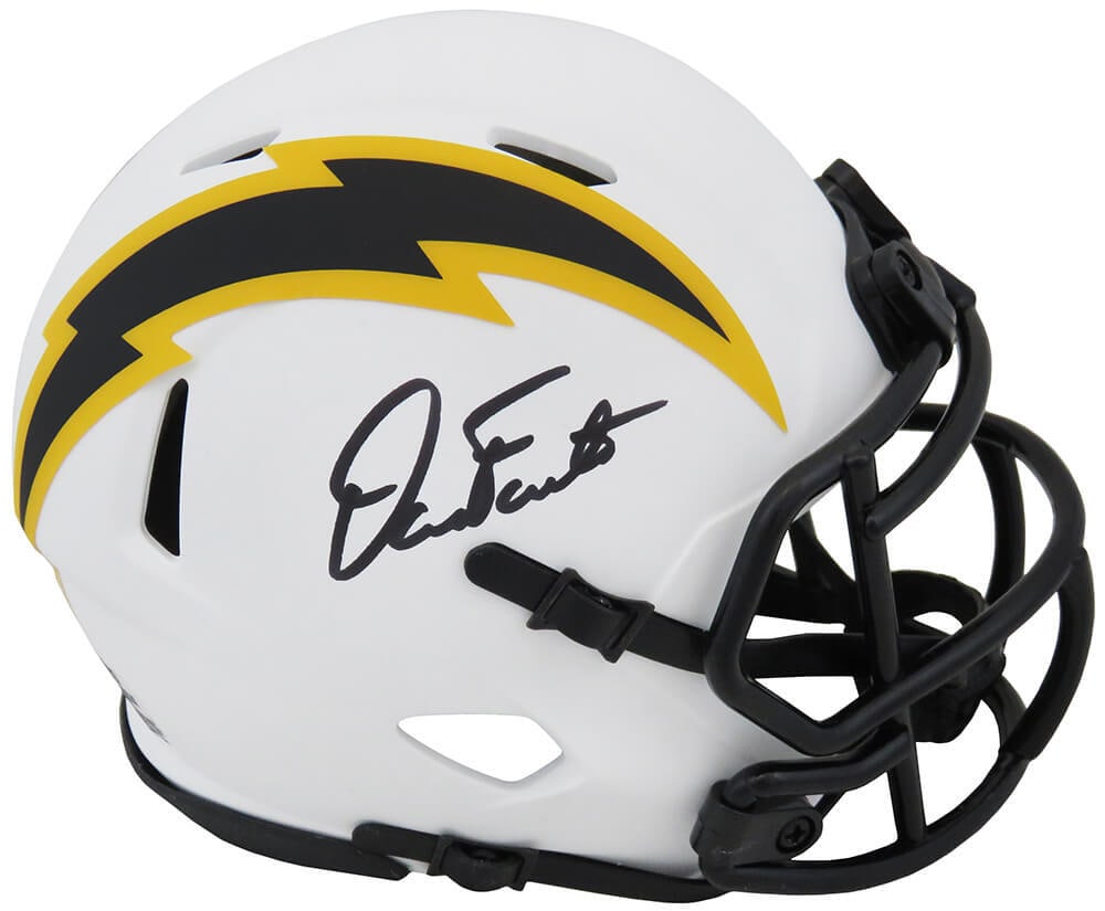 Dan Fouts Signed Chargers Lunar Eclipse Mini Helmet with COA (1 of 1)