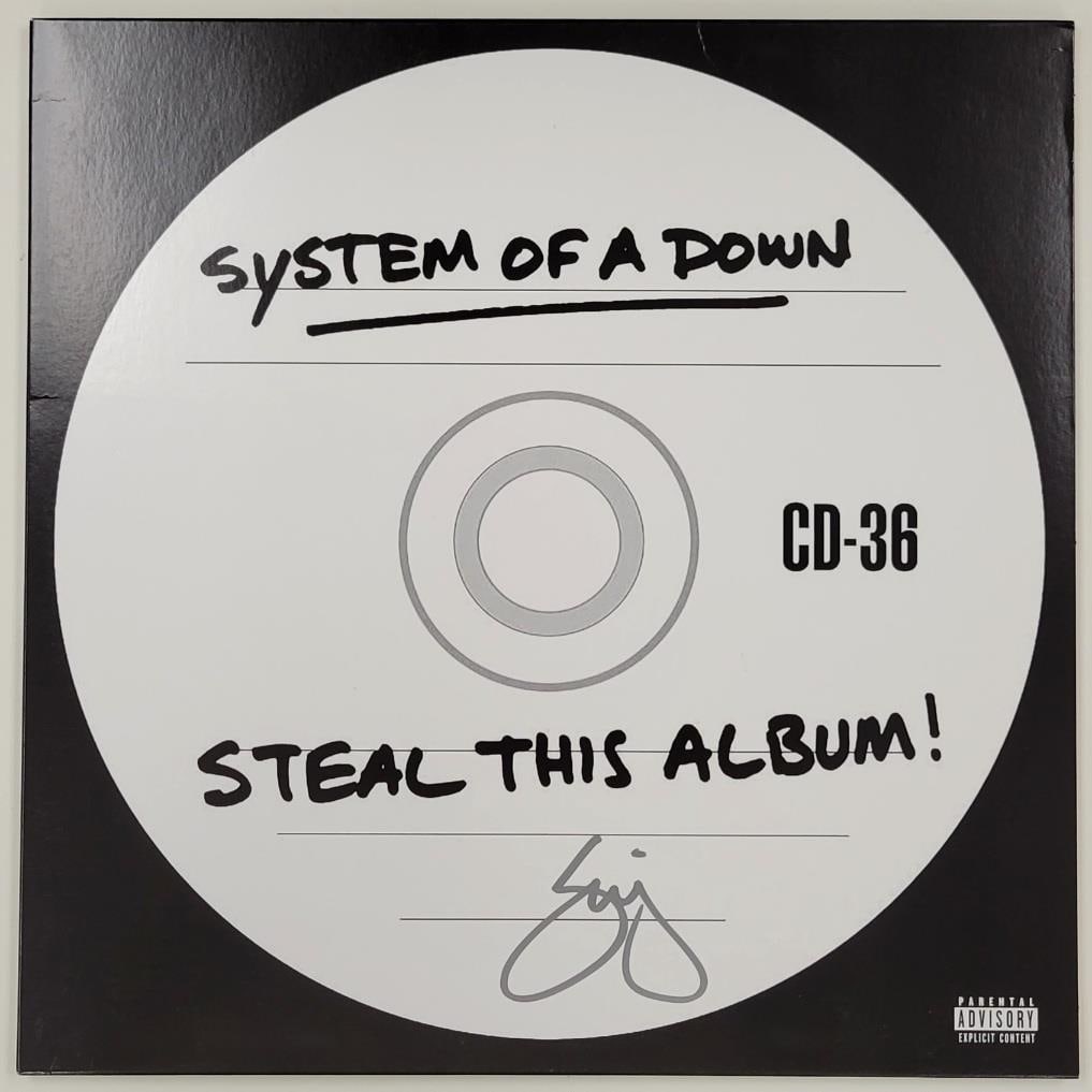 Serj Tankian Signed System of a Down Steal This Album Vinyl Beckett Authenticated (1 of 6)