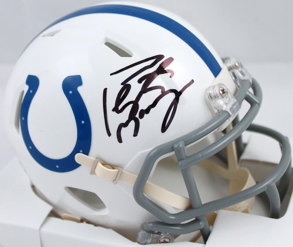 Peyton Manning Signed Colts Mini Helmet Fanatics Authentic (1 of 3)