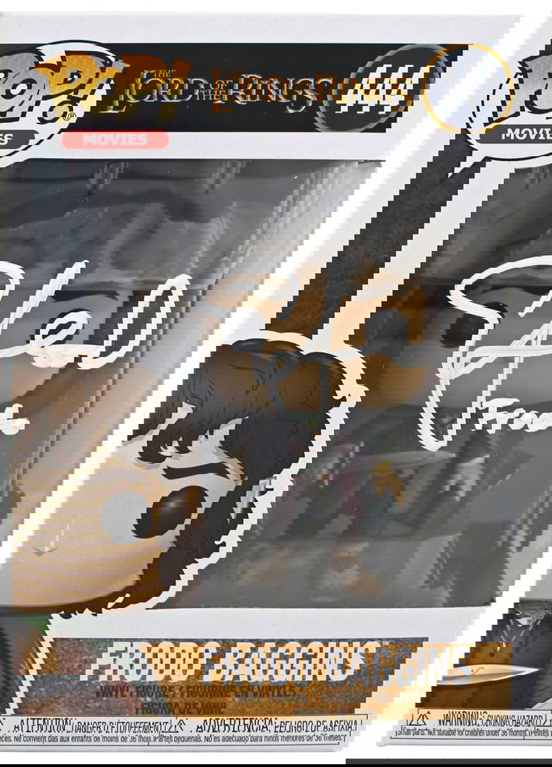 Elijah Wood Signed Frodo Funko Pop Vinyl BAS Authenticated (1 of 10)