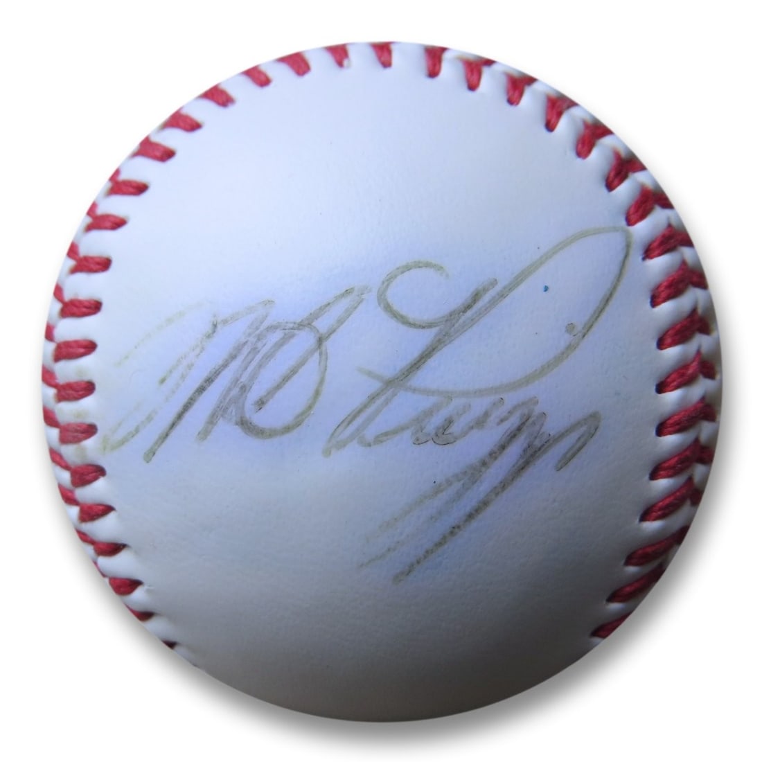 Mike Piazza Eric Karros Autographed Baseball GAI Authenticated Dodgers (1 of 4)