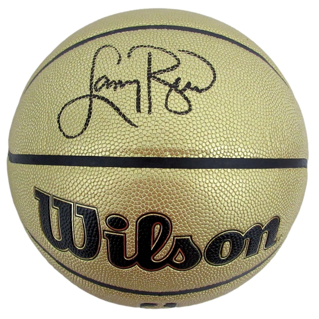 Larry Bird Signed Wilson Gold NBA Basketball Celtics PSA/DNA (1 of 4)