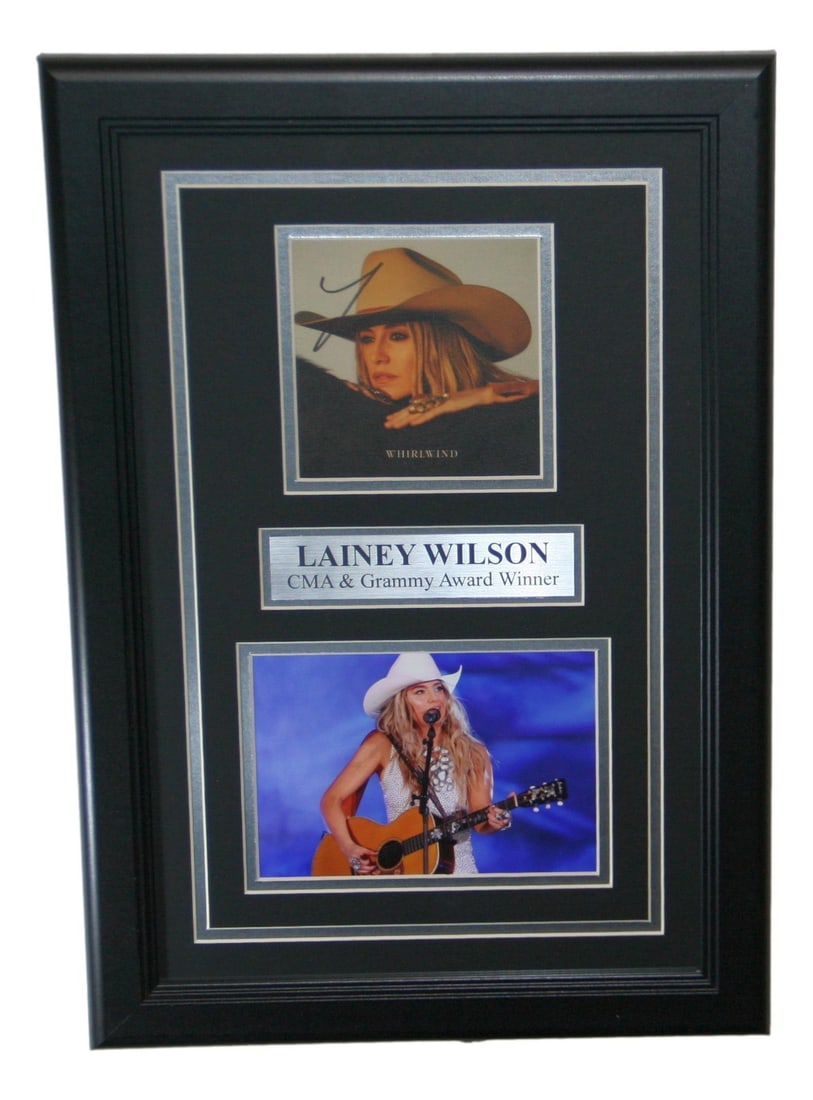 Lainey Wilson Autographed Framed CD Cover with PSA/DNA (1 of 4)