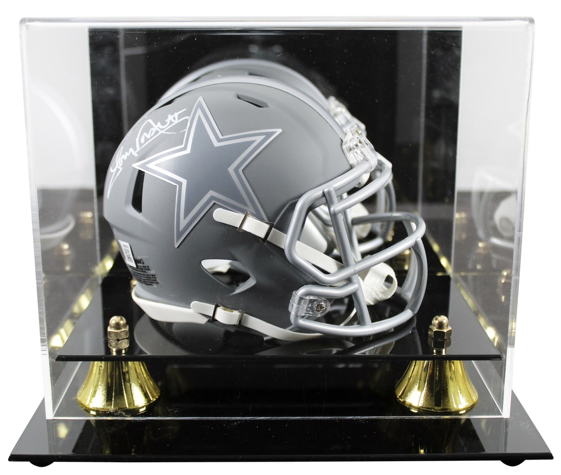 Tony Dorsett Signed Dallas Cowboys Mini Helmet with Beckett Authentication (1 of 3)