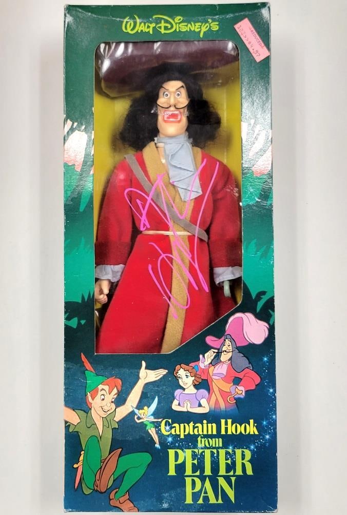 Dustin Hoffman Autographed Captain Hook Figure Beckett Authentic (1 of 10)