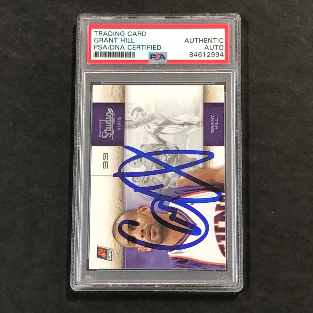 2009-10 PANINI STUDIO #29 Grant Hill Signed Card PSA Authenticated Suns (1 of 2)
