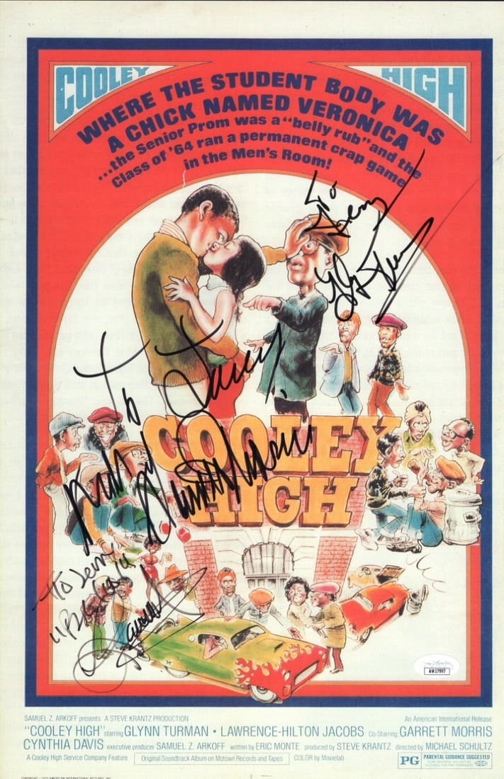 Cooley High Multi Signed 11x17 Photo JSA Authenticated (1 of 2)