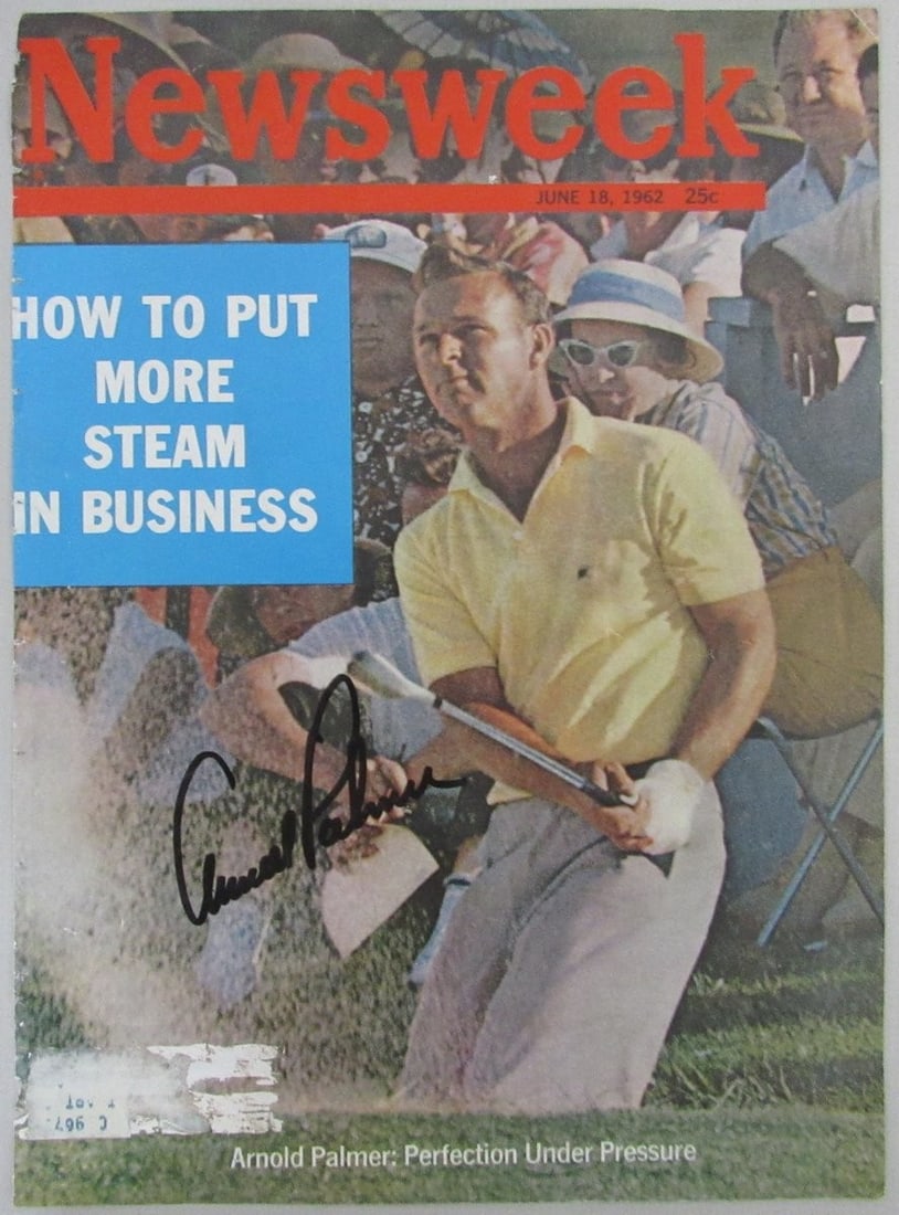 Arnold Palmer Signed June 18 1962 Newsweek Cover JSA Authenticated (1 of 4)