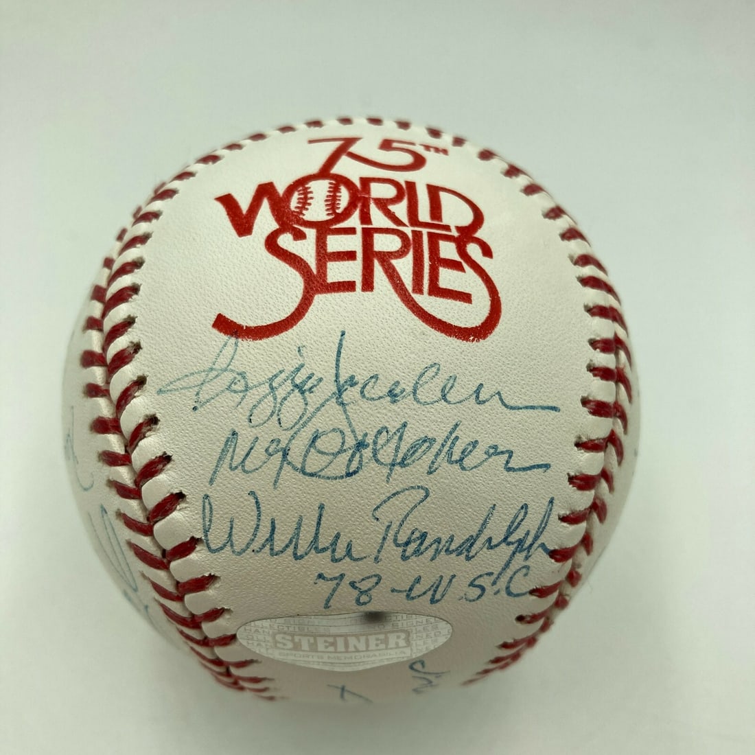 1978 New York Yankees Team Signed Baseball Steiner COA (1 of 9)
