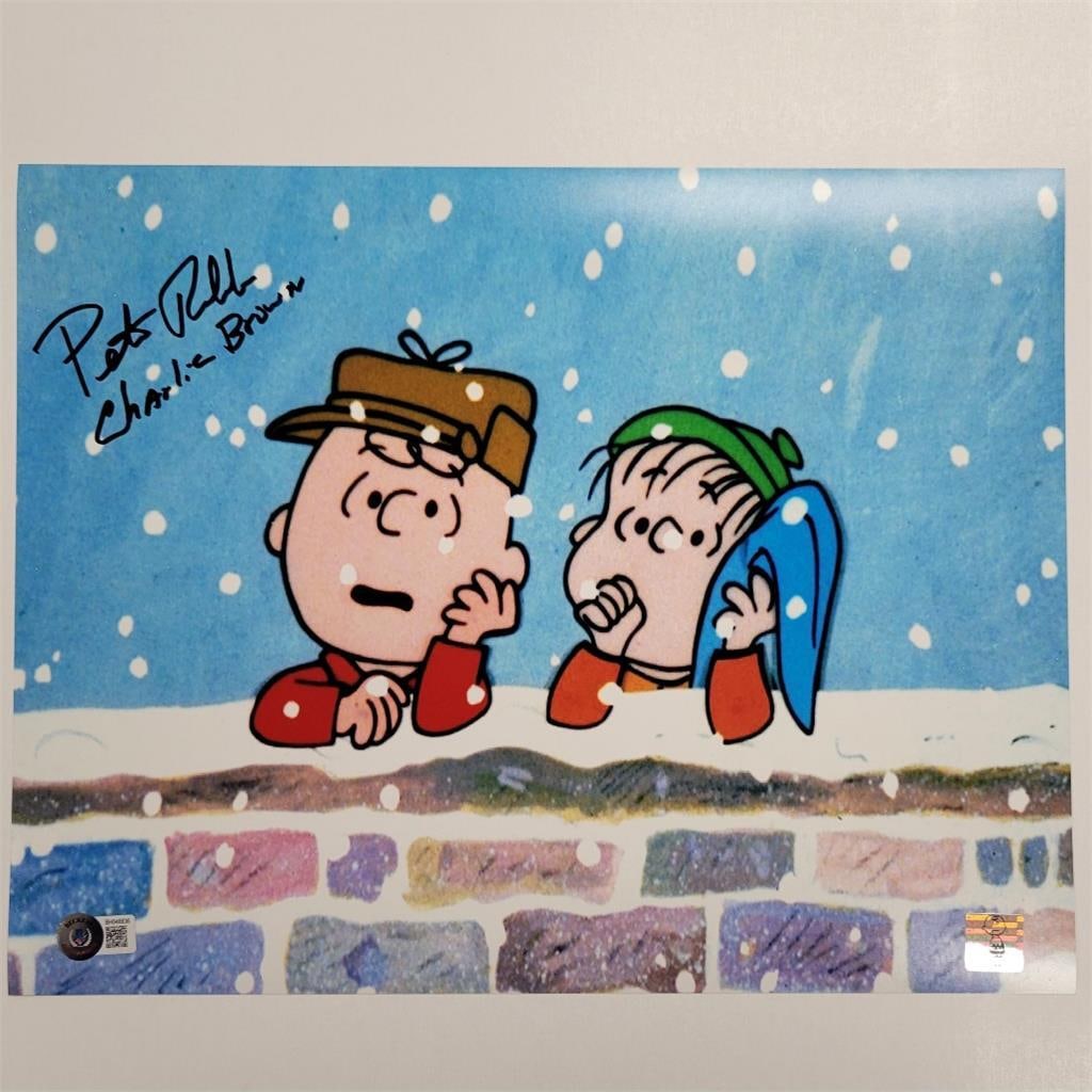 Peter Robbins Signed Charlie Brown 11x14 Photo Beckett Authenticated (1 of 2)