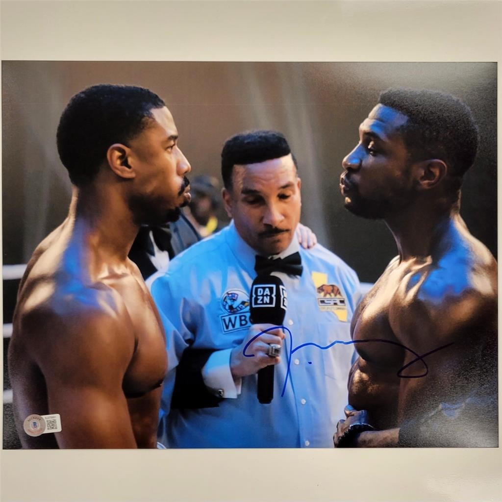 Jonathan Majors Autographed Creed III 11x14 Photo Beckett COA (1 of 3)