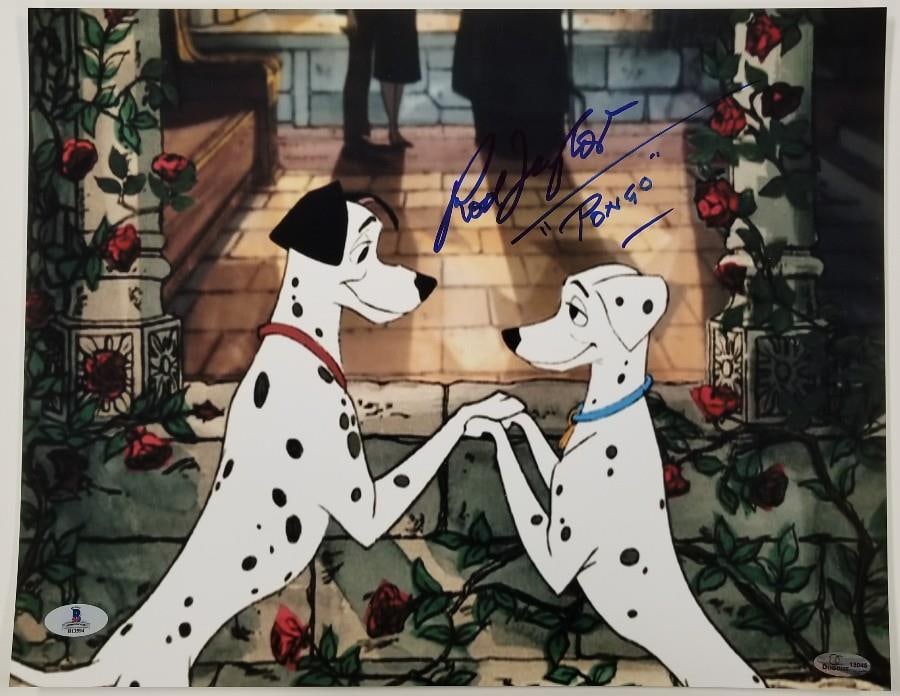 Rod Taylor Signed 11x14 Photo Pongo 101 Dalmatians Beckett COA (1 of 2)