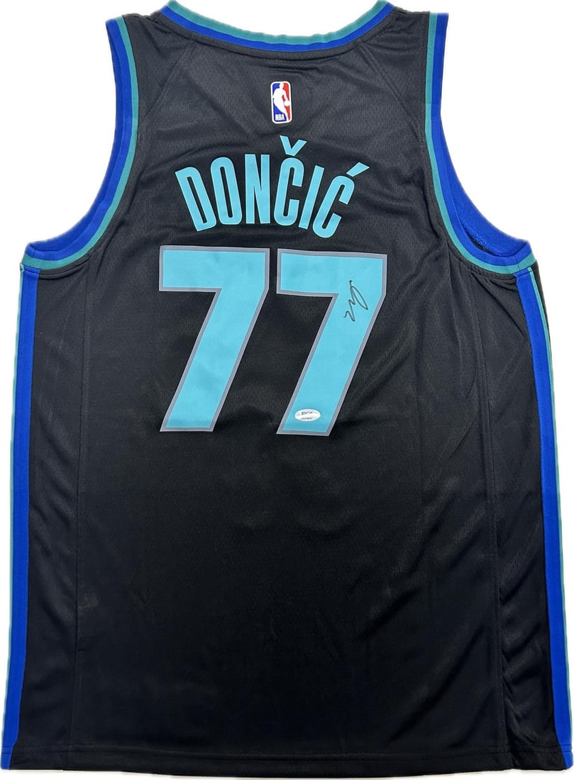 Luka Doncic Autographed Jersey PSA/DNA Grade 10 Dallas Mavericks (1 of 3)