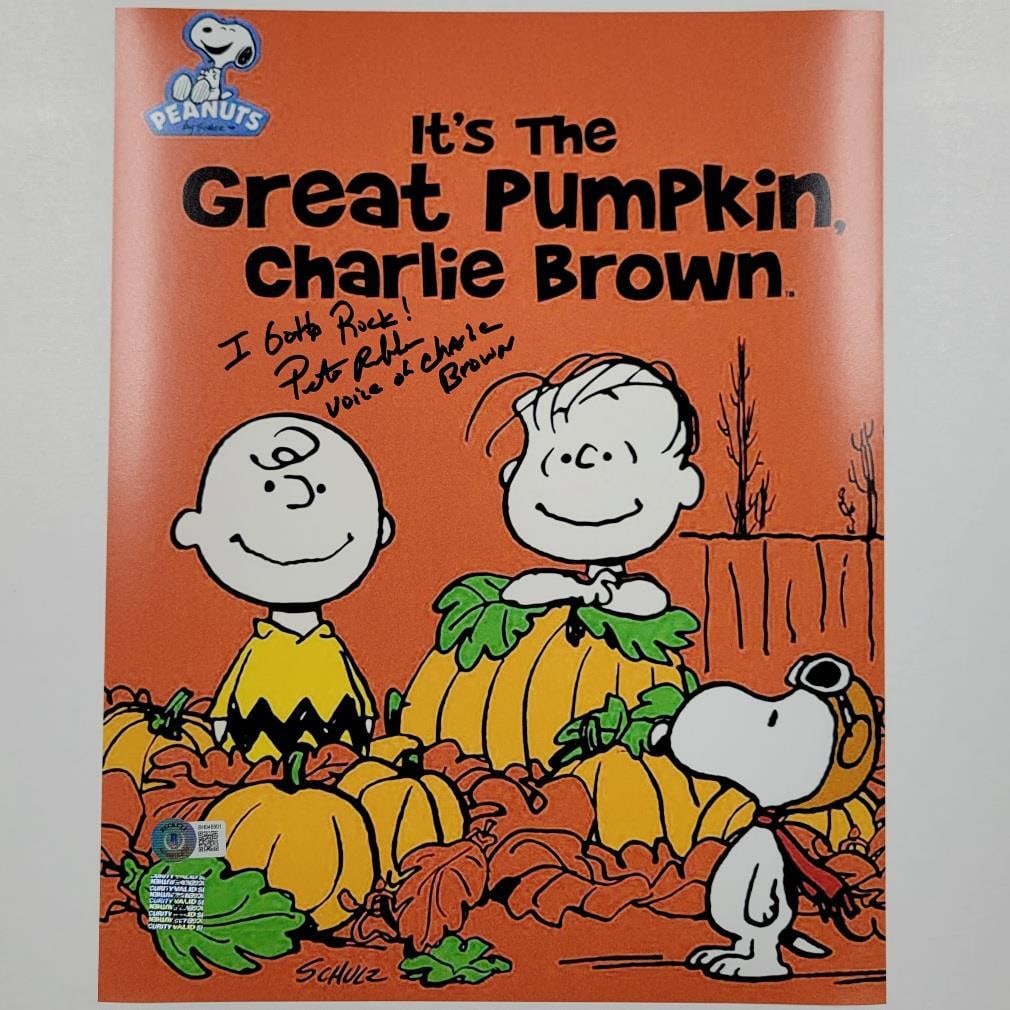 Peter Robbins Signed Charlie Brown 11x14 Photo with BAS Holo (1 of 2)