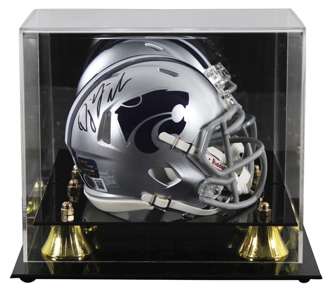 D.J. Giddens Signed Kansas State Mini Helmet with Beckett Authentication (1 of 3)