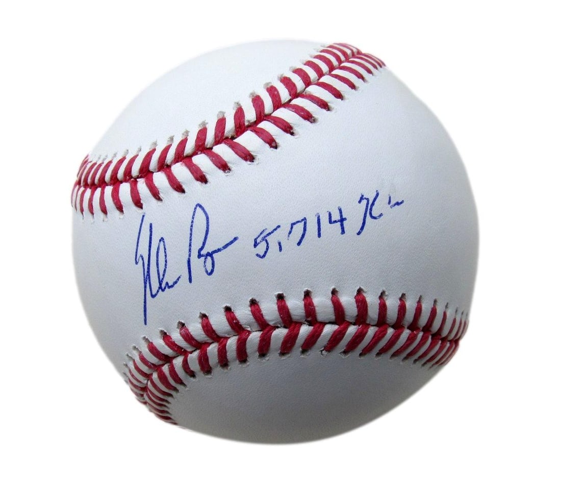 Baseball autographed and inscribed by Nolan Ryan with PSA DNA certification: Baseball autographed and inscribed by Nolan Ryan with PSA DNA certification This is a signed and inscribed Official Major League Baseball featuring the legendary Nolan Ryan, a Hall of Famer known for