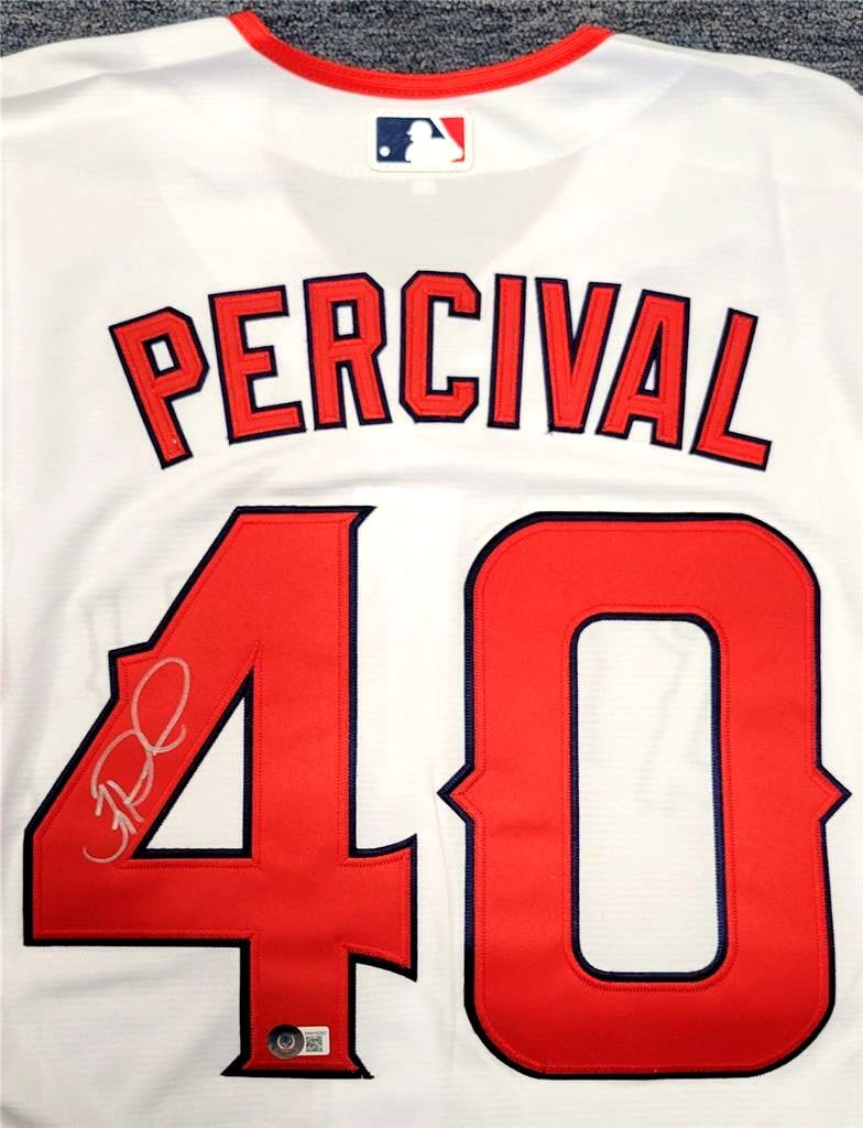 Troy Percival 2002 World Series Signed Jersey BAS Authenticated (1 of 6)
