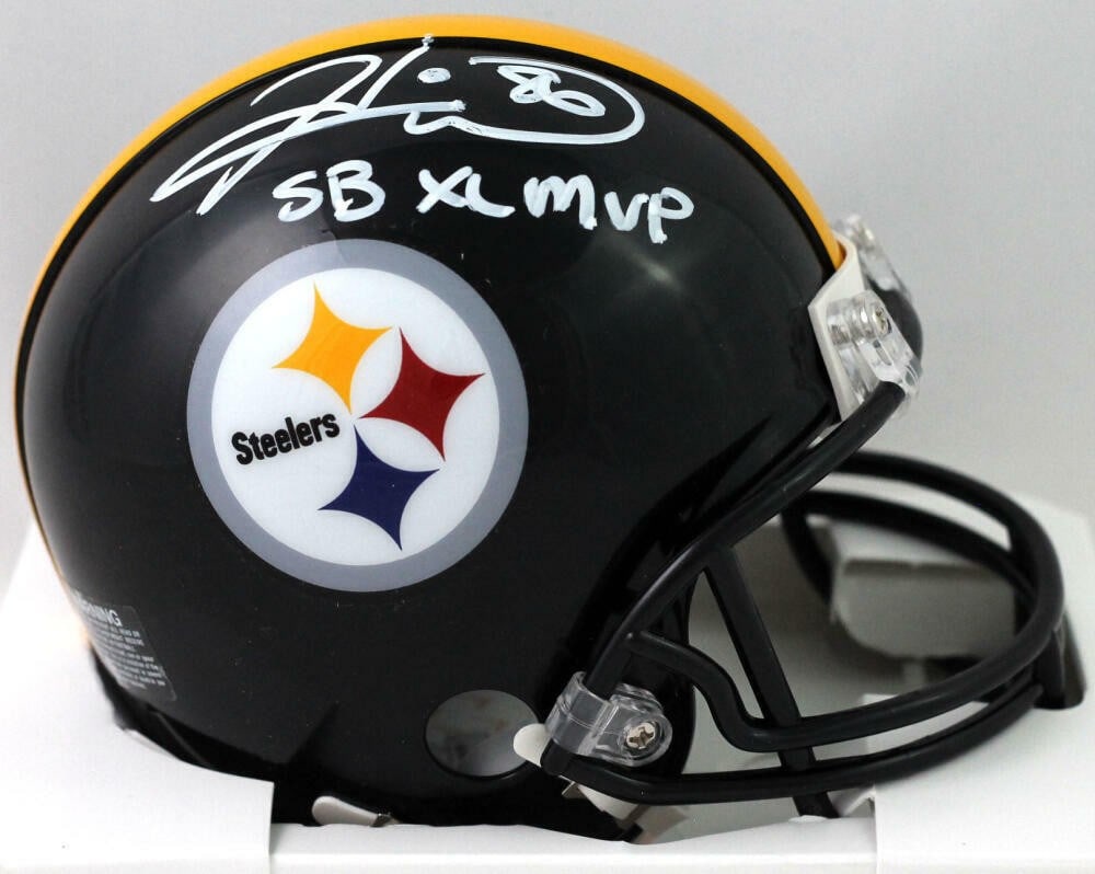 Hines Ward Signed Pittsburgh Steelers Mini Helmet Beckett Authenticated (1 of 6)
