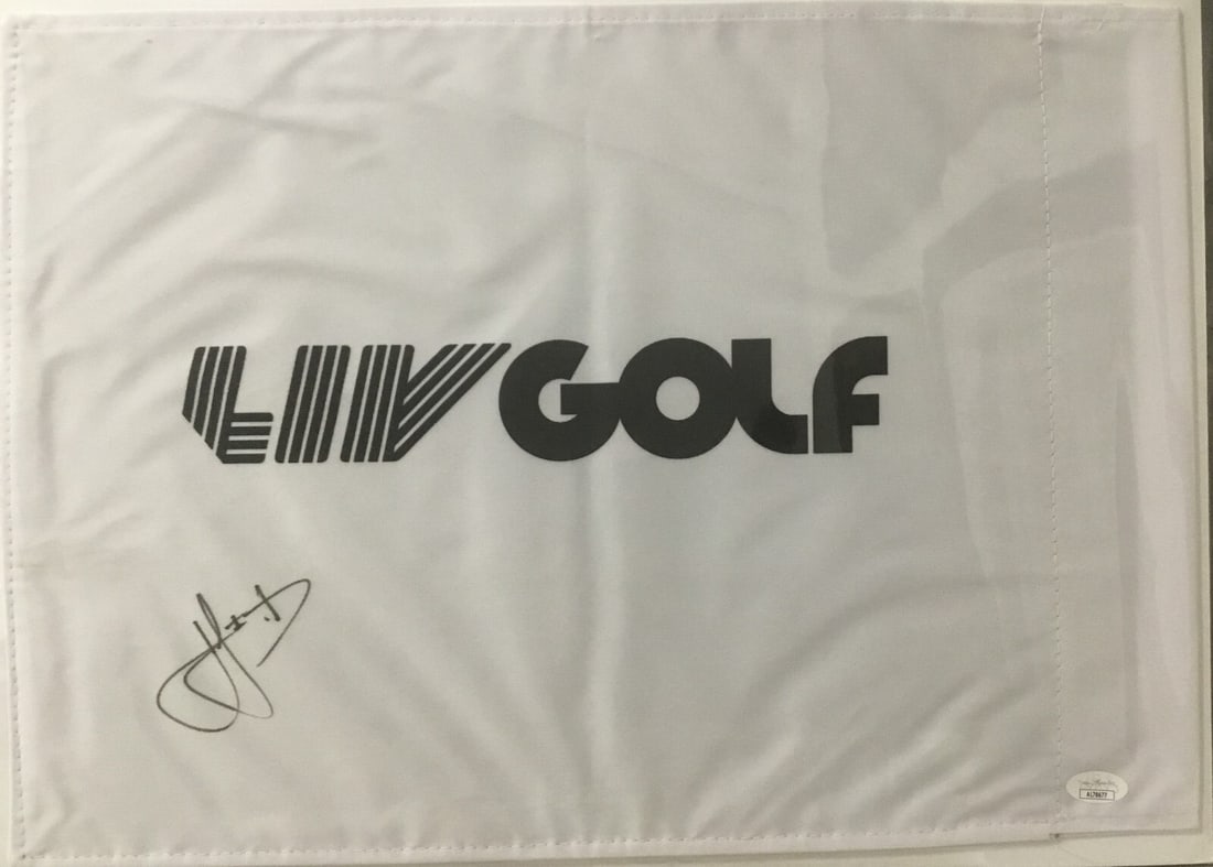 Cam Smith Signed LIV Golf #18 Pin Flag Authenticated JSA (1 of 3)