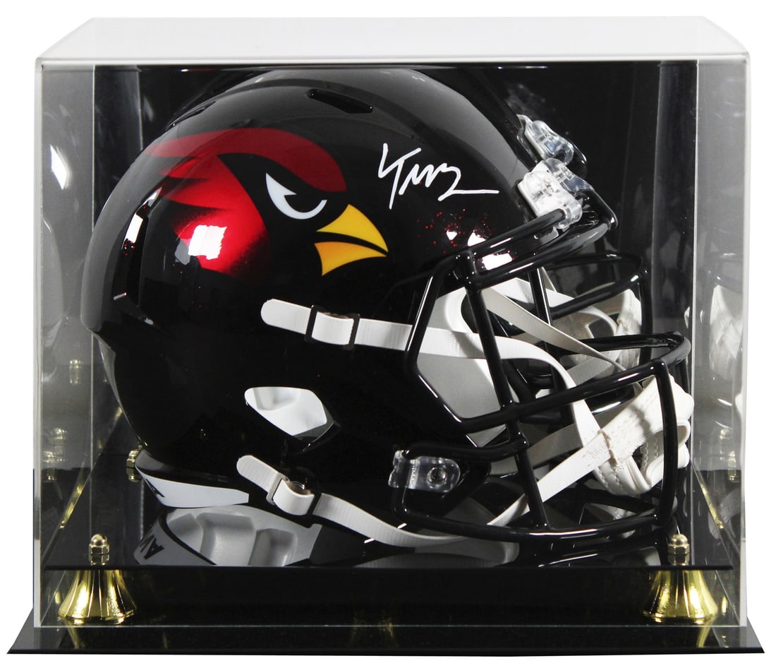 Trey McBride Signed 2022 Arizona Cardinals Full Size Helmet with BAS (1 of 4)