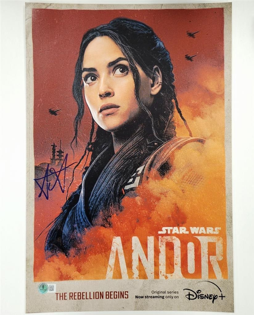 Adria Arjona Signed Star Wars Andor 12x18 Photo Beckett Authenticated (1 of 3)