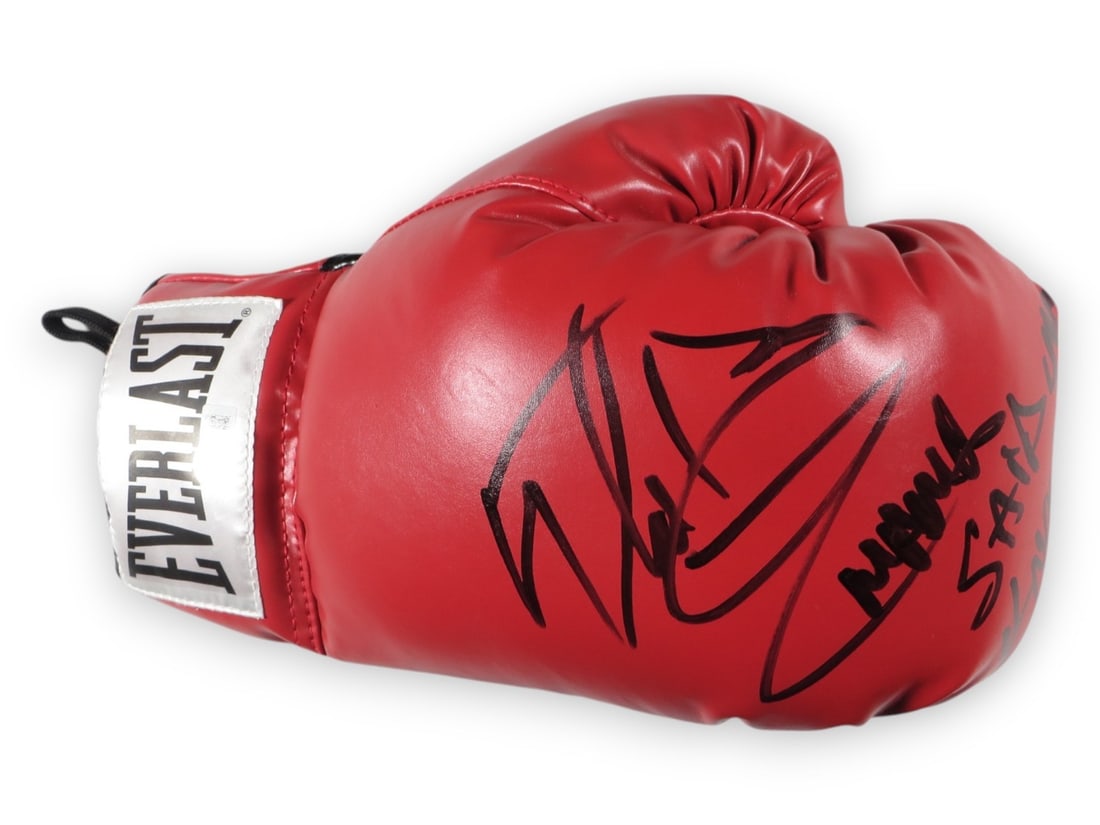 LL Cool J Autographed Boxing Glove Mama Say Knock You Out BAS Certified: LL Cool J Autographed Boxing Glove Mama Say Knock You Out BAS Certified This is an authentic boxing glove signed by LL Cool J, known for his iconic hit "Mama Say Knock You Out." The autograph has been