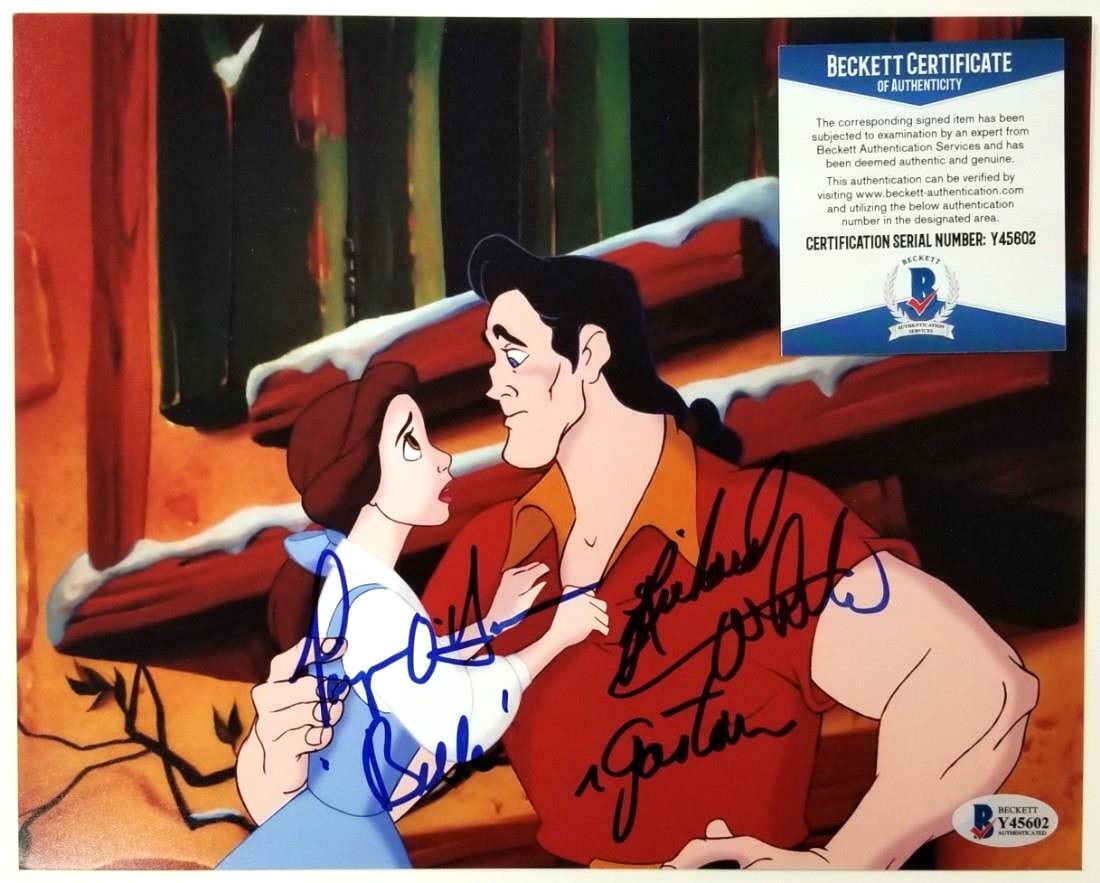 Paige O'Hara Richard White Signed Beauty and the Beast 8x10 Photo BAS COA (1 of 1)