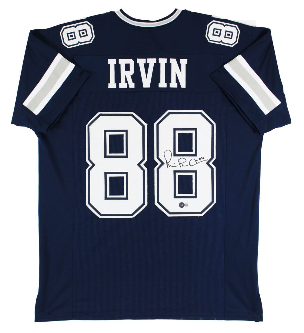 Michael Irvin Signed Dallas Cowboys Jersey BAS Witnessed Autograph (1 of 3)