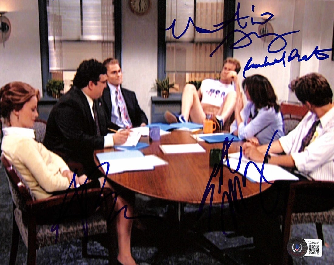 SNL Season 27 Autographed Photo Meyers Dratch Poehler Sanz Beckett LOA 8x10 (1 of 1)