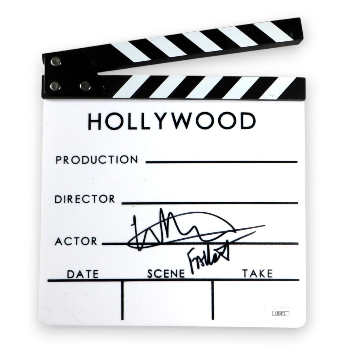 Walton Goggins Signed Movie Clapper Fallout JSA Authenticated: Walton Goggins Signed Movie Clapper Fallout JSA Authenticated This is an authentic movie clapper signed by Walton Goggins, renowned for his roles in various films and television series. The item is in