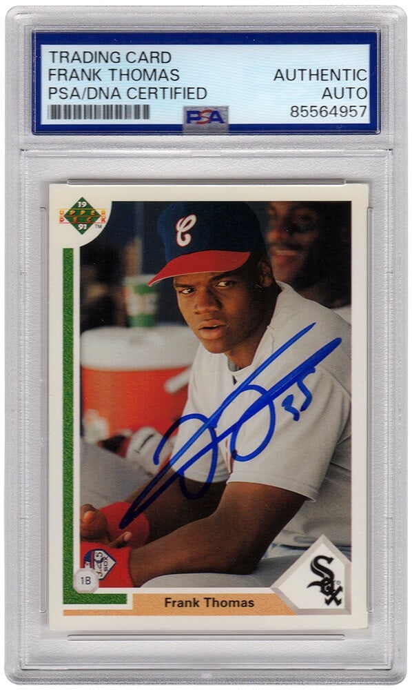 Frank Thomas Autographed 1991 Upper Deck Baseball Card #246 PSA/DNA (1 of 2)