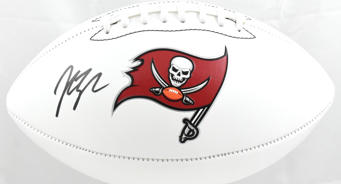John Lynch Signed Tampa Bay Buccaneers Logo Football Beckett Authenticated (1 of 3)