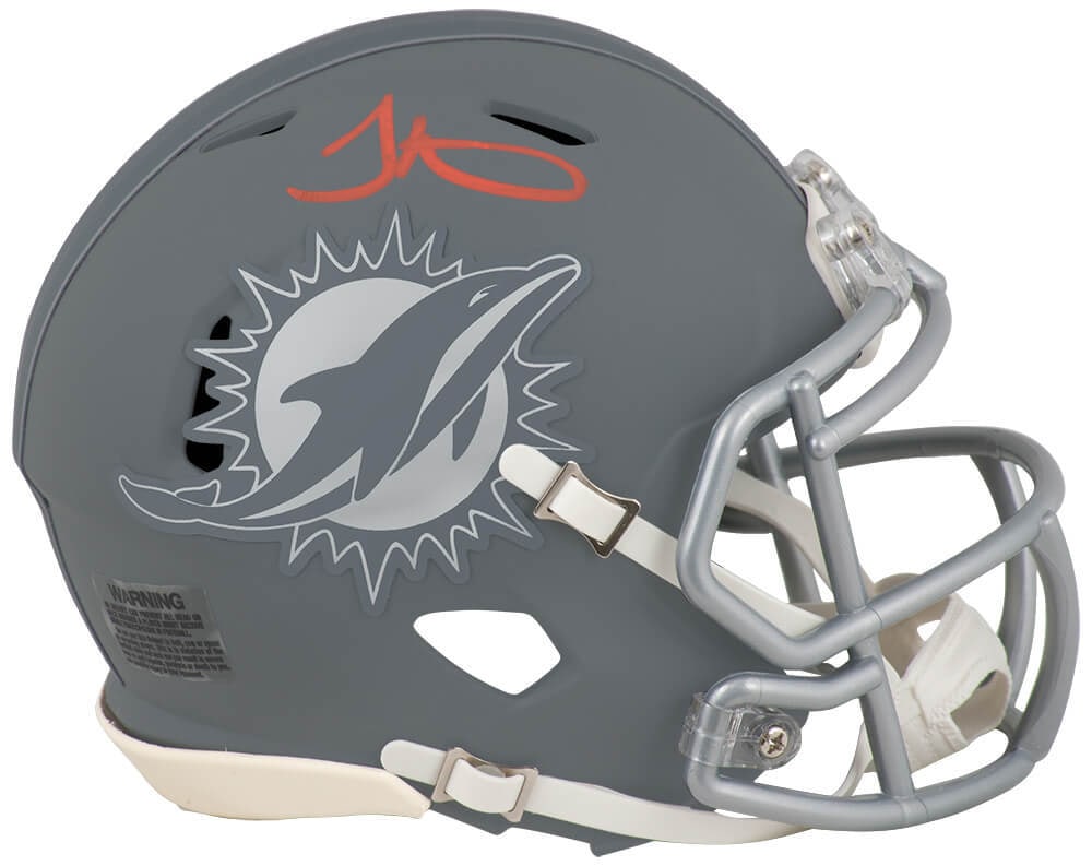 Tyreek Hill Signed Miami Dolphins Riddell Mini Helmet with COA (1 of 1)