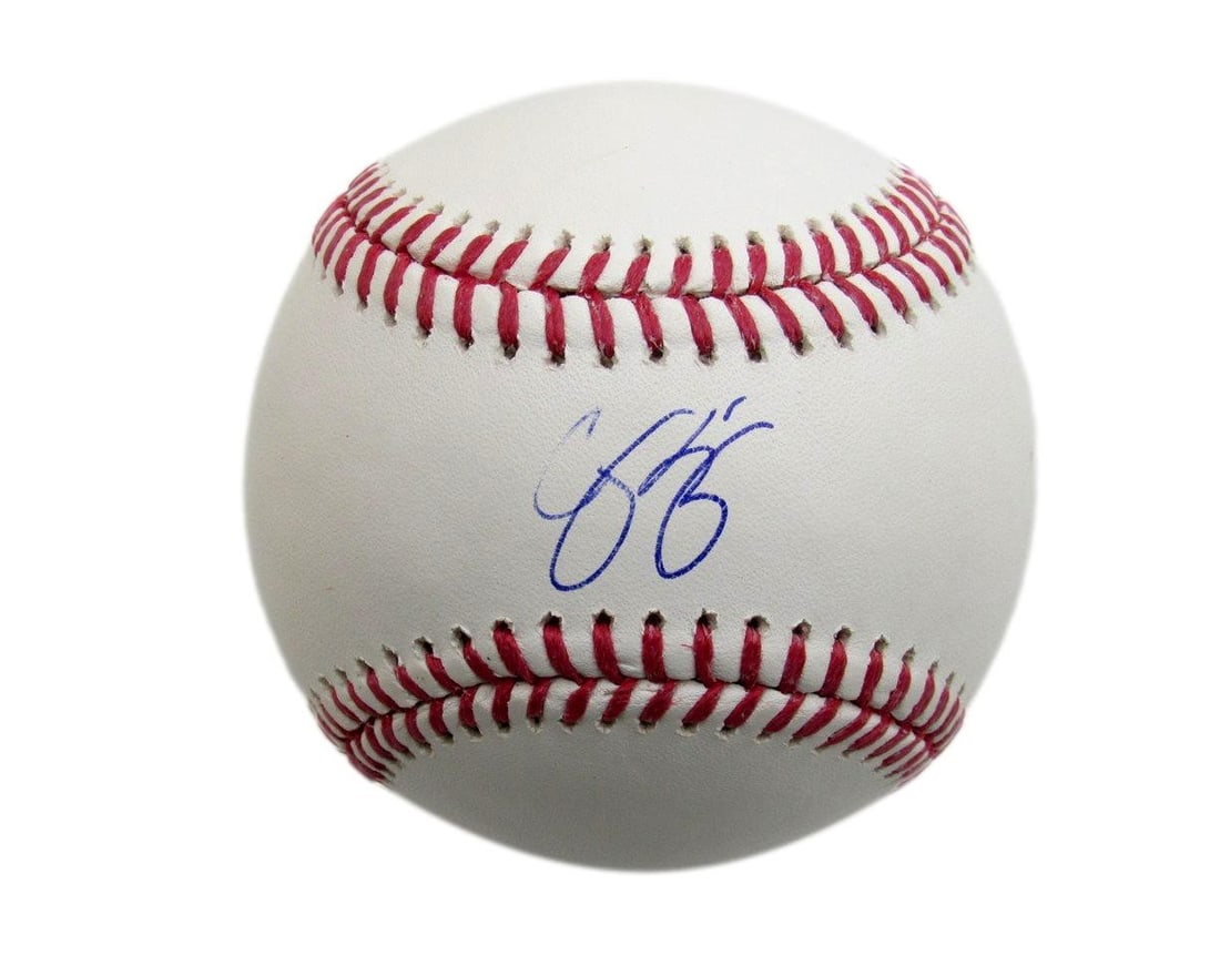 Corey Seager Autographed OML Baseball Texas Rangers PSA/DNA (1 of 3)