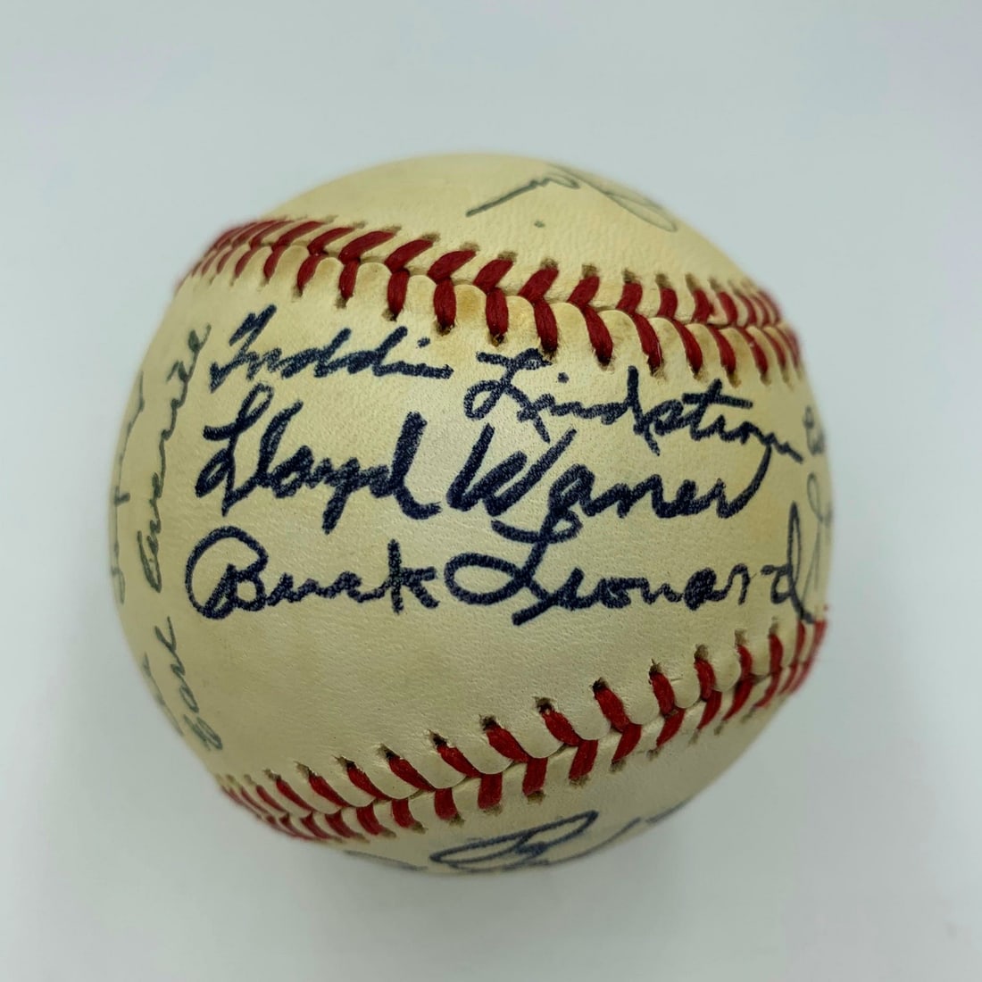 HOF Signed Baseball PSA DNA Freddie Lindstrom Earl Averill Joe Cronin (1 of 10)