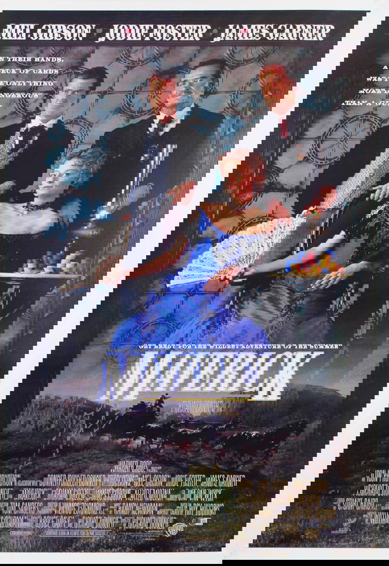 Mel Gibson Autographed Maverick 27x40 Poster with Beckett Authentication (1 of 3)