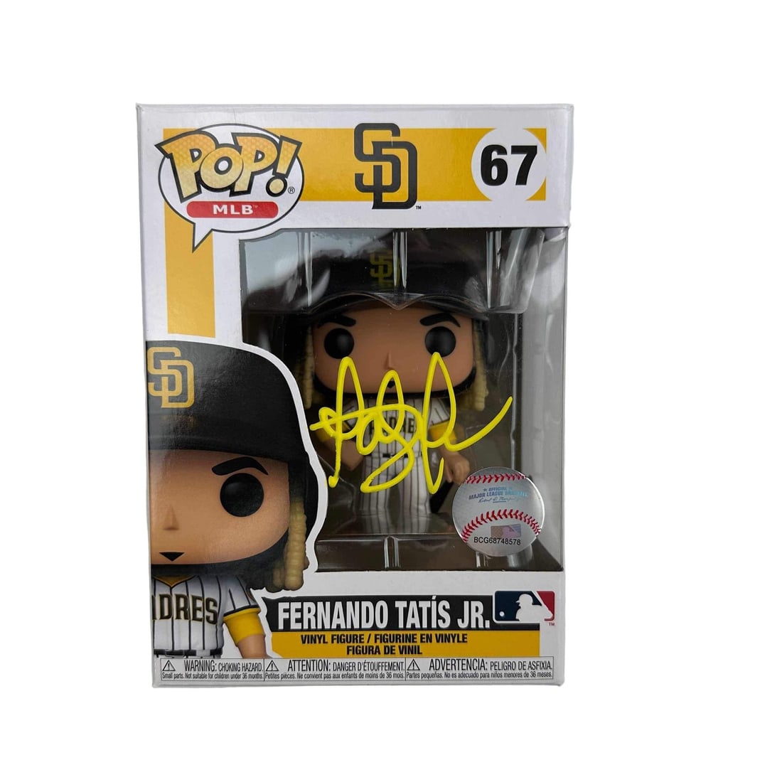 Fernando Tatis Jr. Signed Funko Pop #67 MLB Figurine with BAS COA (1 of 3)