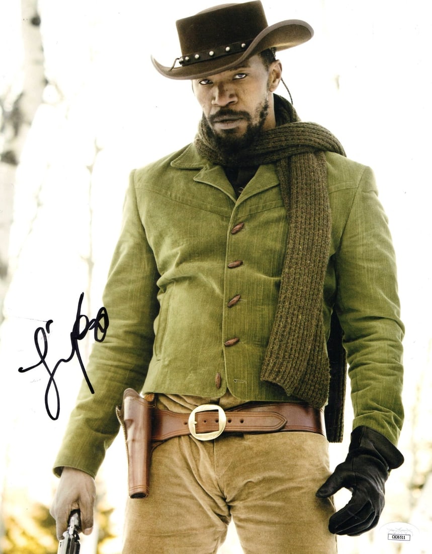 Jamie Foxx Autographed 11X14 Django Unchained Photo JSA Certified (1 of 2)