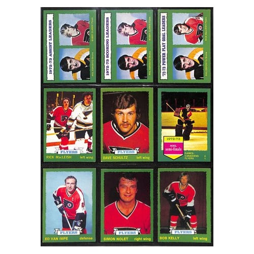 Lot of 18 Vintage 1973-74 O-Pee-Chee OPC Flyers Hockey Cards (1 of 1)