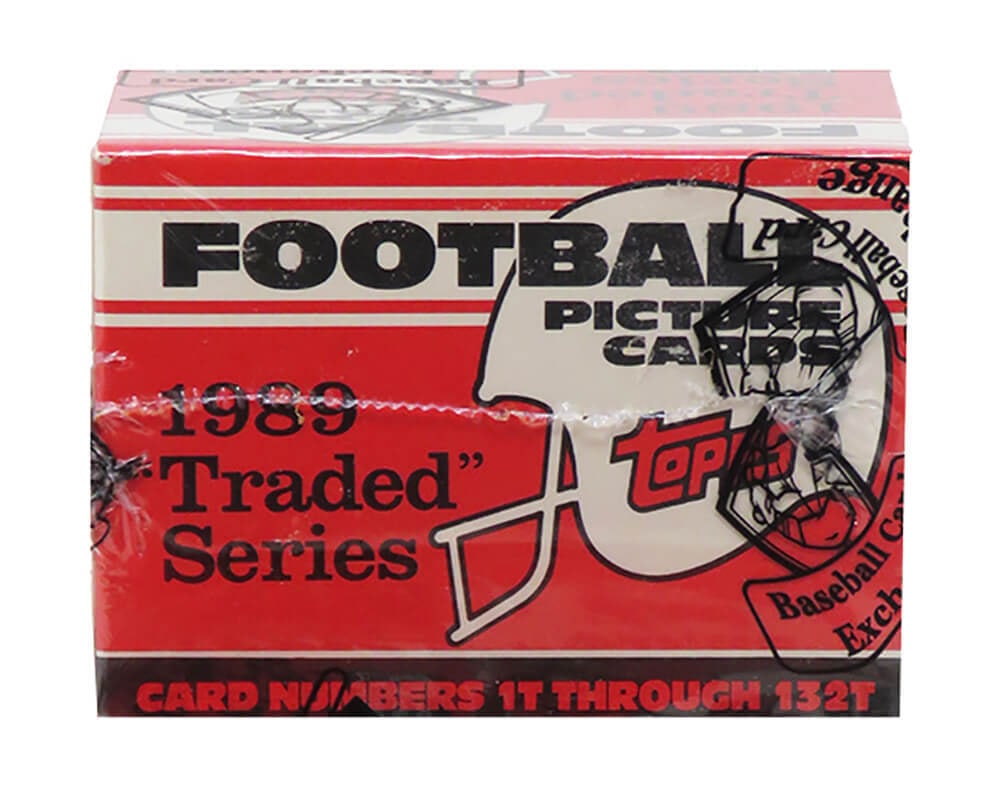 1989 Topps Traded Football Set BBCE FASC Wrapped with Rookies (1 of 2)