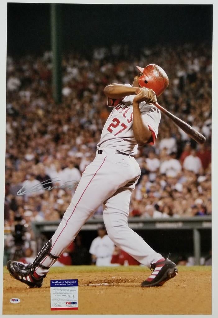 Vladimir Guerrero Signed 20x30 Photo Angels PSA/DNA Authenticated (1 of 2)