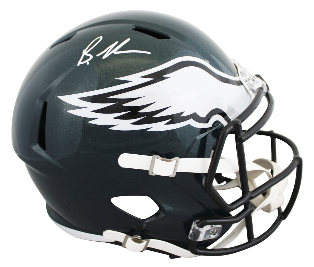 Brandon Graham Signed Full Size Eagles Helmet JSA Authenticated (1 of 3)