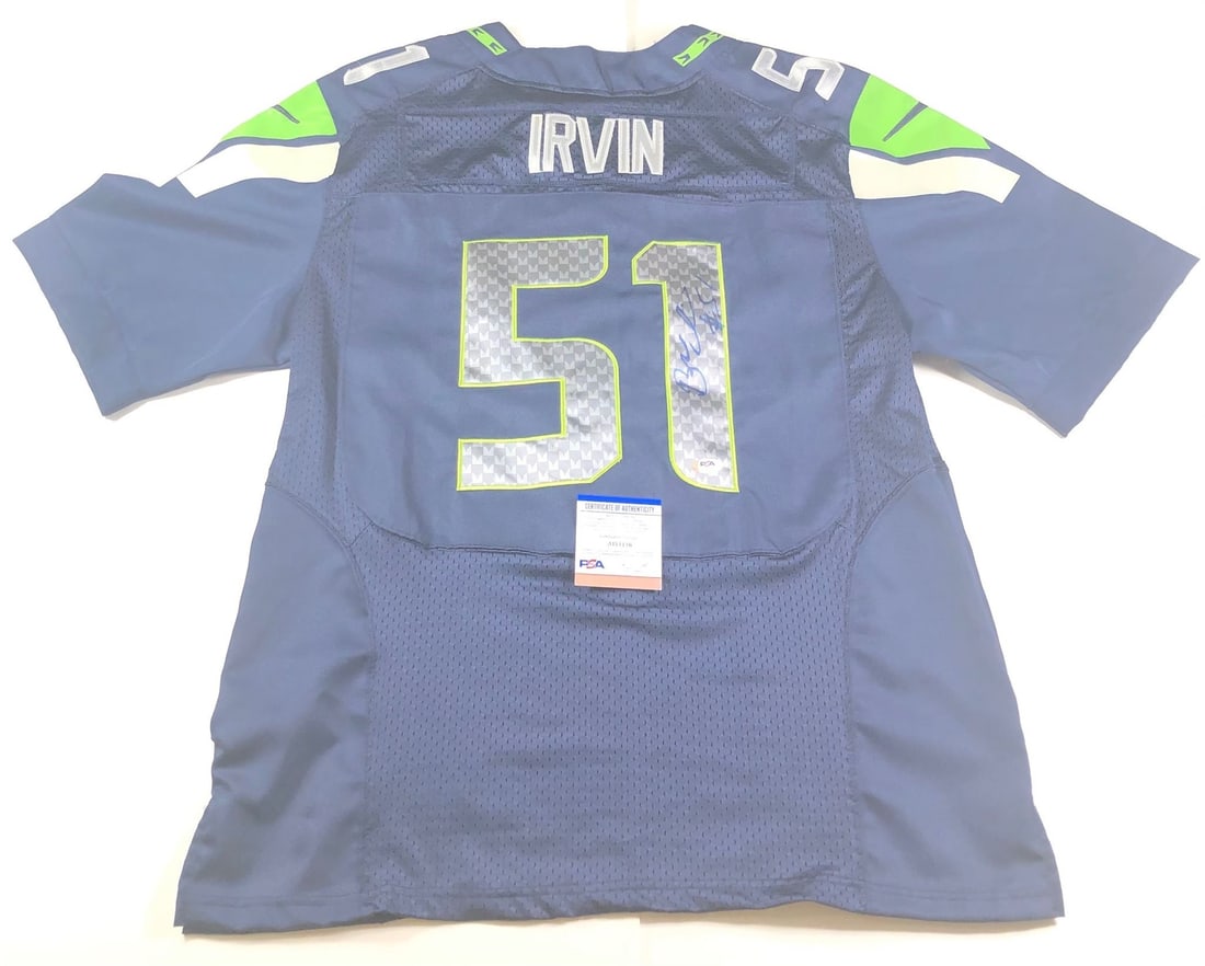 Bruce Irvin Seattle Seahawks Signed Jersey PSA/DNA Authentic (1 of 3)