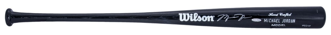 Michael Jordan Signed Wilson Baseball Bat Upper Deck Authentication (1 of 10)